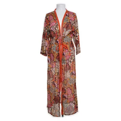 Wrap dress (Orange, Multicolored) from Surkana Cotton