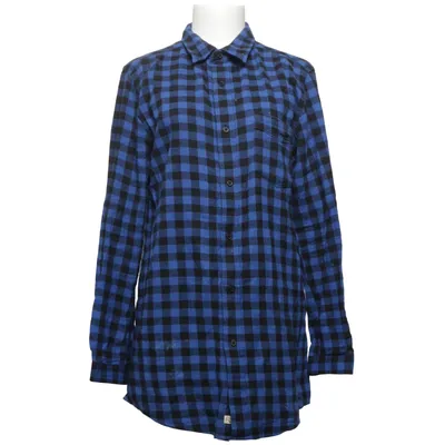 Flannel skjorte (Blå, Sort) fra R&D Bomuld