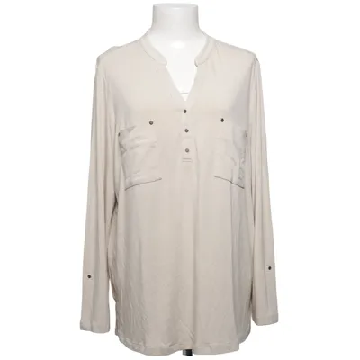 Henley shirt (Beige) from Sani Blu Acrylic, Elastane, Viscose