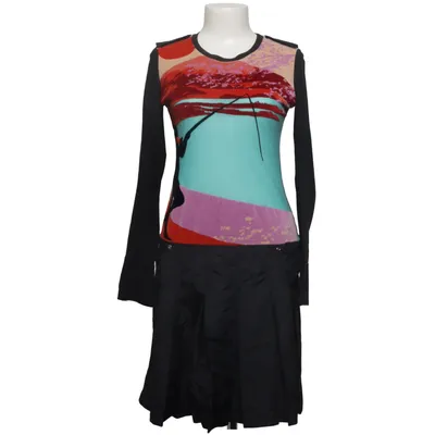 Jurk (Zwart, Meerkleurig) van Custo Barcelona Katoen, Polyamide, Polyester