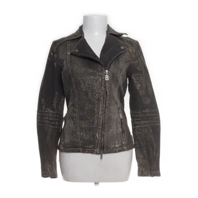 Biker jacket (Gray, Gold) from Bogner Jeans Cotton, Elastane