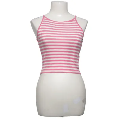Tank Top (Pink, White) from Pieces