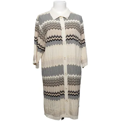 Klänning (Beige, Svart) från By Malina Polyamid, Viskos