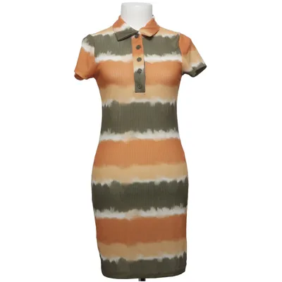 Polo dress (Orange, Green, White) from Moose Cotton, Elastane