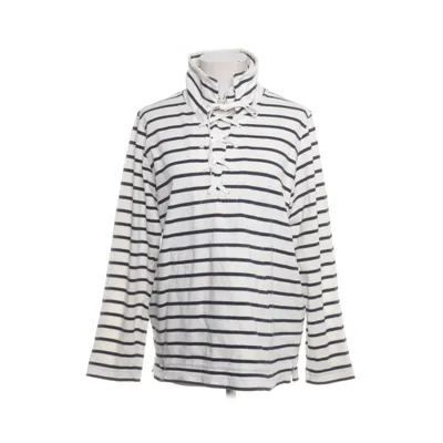 Pul à col roulé (Blanc, Bleu) de Boomerang Coton