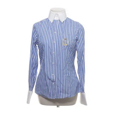 Chemise (Bleu, Blanc) de Massimo Dutti Woman Coton