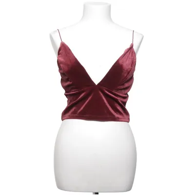Crop top (Rød) fra Gina Tricot Elastan, Polyester