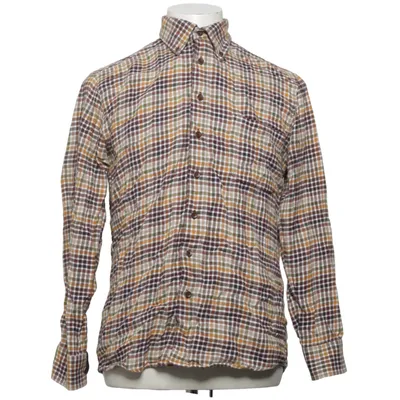 Flannel skjorte (Beige, Brun, Flerfarvet) fra Haupt