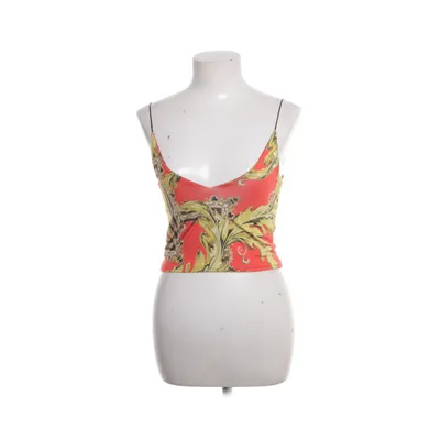 Crop top (Red, Multicolored) from Urban Renewal Elastane, Polyester