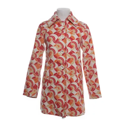 Frakke (Rød, Flerfarvet) fra Zara Woman Uld, Polyester, Nylon, Viscose