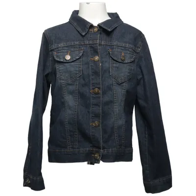 Denim jacket (Blue) from Esmara x Lidl Cotton, Elastane, Polyester, Viscose