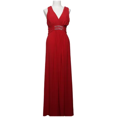 Aftonklänning (Röd) från Oleg Cassini Elastan, Polyester