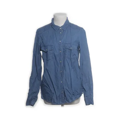 Denim blouse (Blauw) van Woman by Tchibo Organisch katoen
