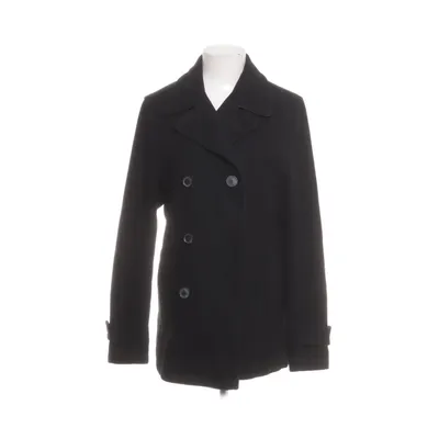 Pea coat (Black) from The Spitalfields Clothing Co Polyester, Wool