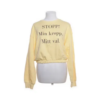 Collegetröja (Gul) från Lager 157 Bomull