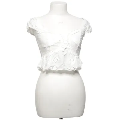 Crop top (Blanc) de Amisu Coton