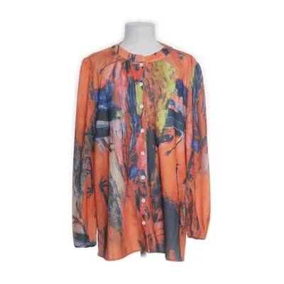 Blouse (Orange, Multicolored) from Maria & Gabriele Cotton, Polyester