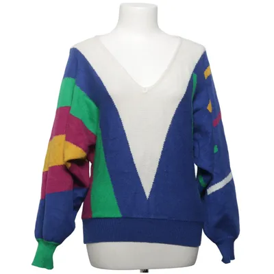 Tröja (Blå, Flerfärgad) från Lili Sidonio Polyamid, Polyester, Viskos