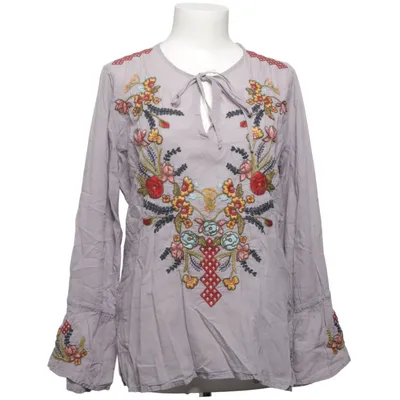 Blouse (Gray, Multicolored) from Johnny Was Cotton