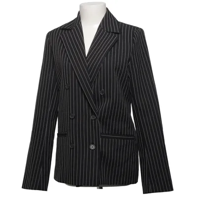 Kavaj (Svart, Vit) från Monica Geuze x NA-KD Polyester, Viskos