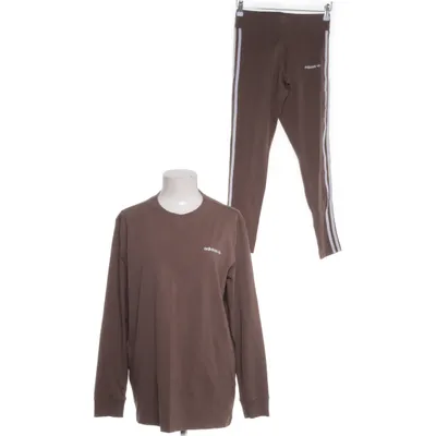 Träningsset (Beige, Flerfärgad) från Adidas Bomull, Elastan