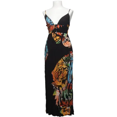 Maxi dress (Black, Multicolored) from Desigual Viscose