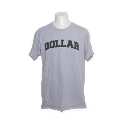 T-shirt (Gray, Black) from Gildan Cotton, Polyester