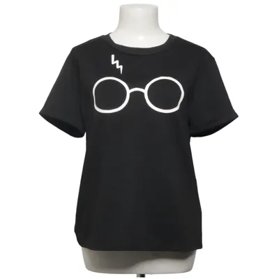 T-shirt (Zwart) van Fancyqube Elastaan, Polyester