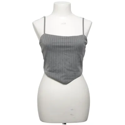 Crop top (Grå) fra New Yorker Elastan, Polyester, Viscose