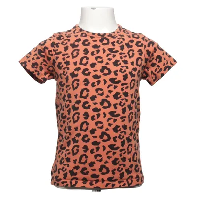 T-shirt (Orange, Noir) de The Striped Cat Élasthane, Coton biologique