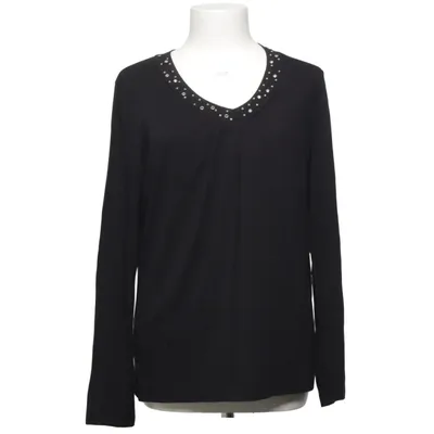 T-shirt à manches longues (Noir) de Wico Élasthane, Viscose