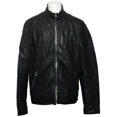 Veste de motard (Noir) de Mauro Ferrini Polyester, Polyuréthane, Viscose