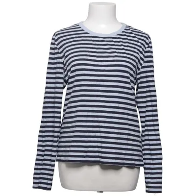 Långärmad t-shirt (Blå, Vit) från Monki Bomull, Modal