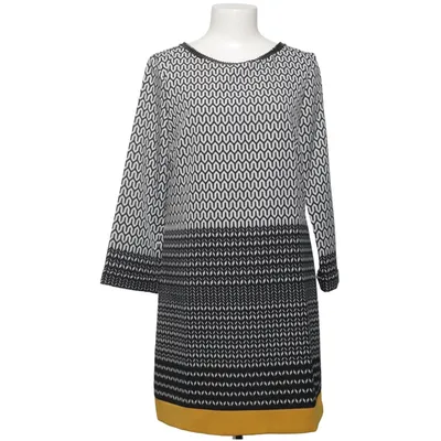 Jurk (Zwart, Wit, Geel) van Ana Alcazar Elastaan, Polyester
