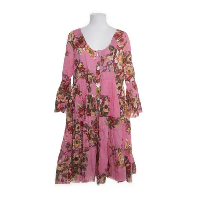 Klänning (Rosa, Flerfärgad) från Q Bomull