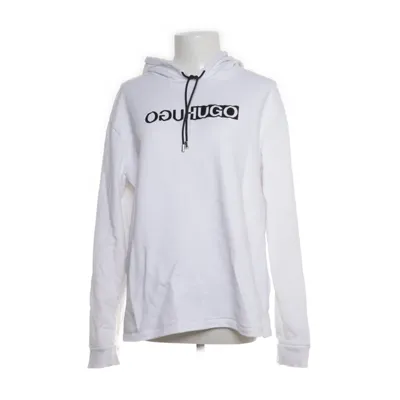 Capuchon sweater (Wit, Meerkleurig) van Hugo Boss Katoen, Elastaan