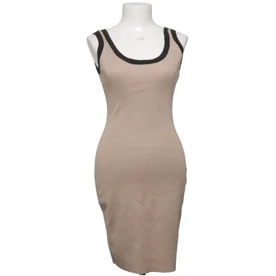 Jurk (Beige, Zwart) van MC Lorene Polyamide, Viscose