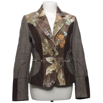 Blazer (Marron, Multicolore) de Bellissima Coton, Élasthane, Polyester, Laine