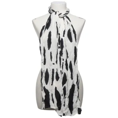 Sjal (Sort, Hvid) fra Masai Viscose