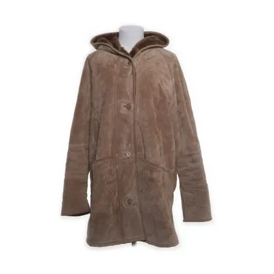 Shearling jacket (Beige) from Cappuccini Acrylic, Leather