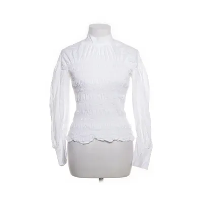 Blus (Vit) från Ganni Ekologisk bomull