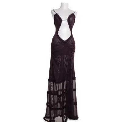 Aftonklänning (Lila) från Jaded London Polyester, Elastan