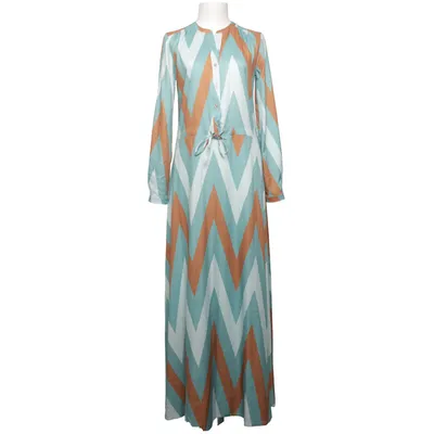 Maxikjole (Grøn, Brun, Hvid) fra Nife Elastan, Polyester