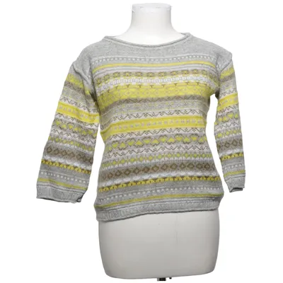 Sweater (Grå, Gul, Hvid) fra Benetton Acetat, Akryl, Angora, Mohair, Polyamid, Polyester, Silke, Uld