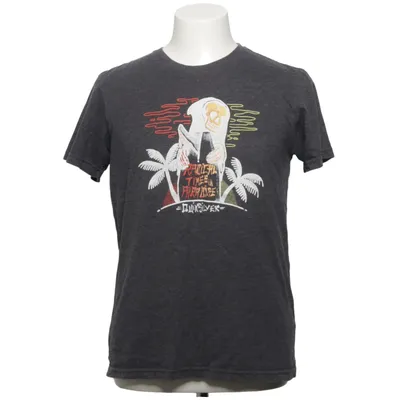 T-shirt (Grijs) van Quiksilver Katoen, Polyester