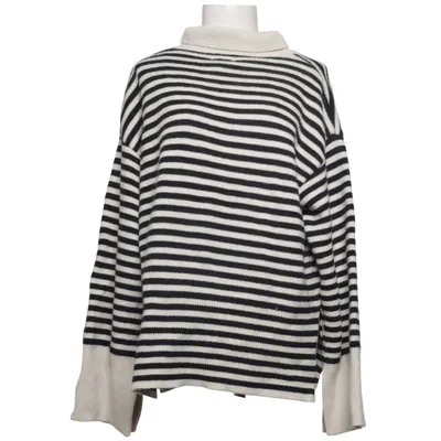 Polotröja (Beige, Flerfärgad) från H&M Premium Quality Ull, Polyamid, Elastan