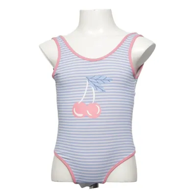 Maillot de bain une pièce (Bleu, Blanc, Rose)