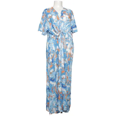 Robe (Bleu, Blanc, Orange) de Melya Melody Viscose
