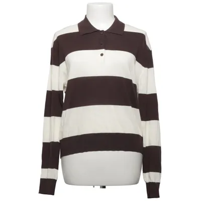 Sweater (Brown, White) from Massimo Dutti Cotton