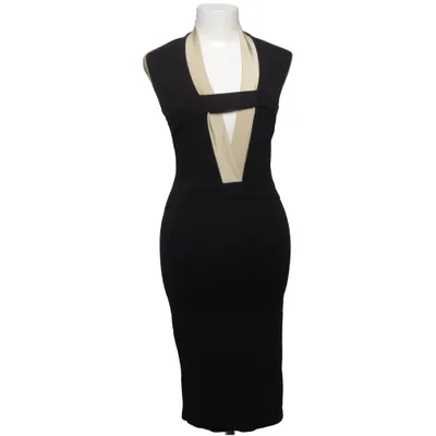 Cocktailkjole (Sort, Beige) fra Quontum Elastan, Polyamid, Viscose